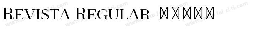 Revista Regular字体转换